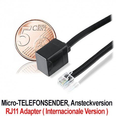 Micro-TELEFONSENDER, Ansteckversion. Ein Angebot von www.abhoergeraete.com