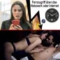 IP-Full-HD Spy-Cam in Wanduhr, 128 GB