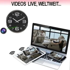 IP-Full-HD Spy-Cam in Wanduhr, 128 GB - Spionagekameras - Bild 4
