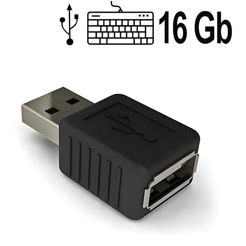USB-Keylogger (Tastaturspion), 16 GB USB-Keylogger (Tastaturspion), 16 GB
