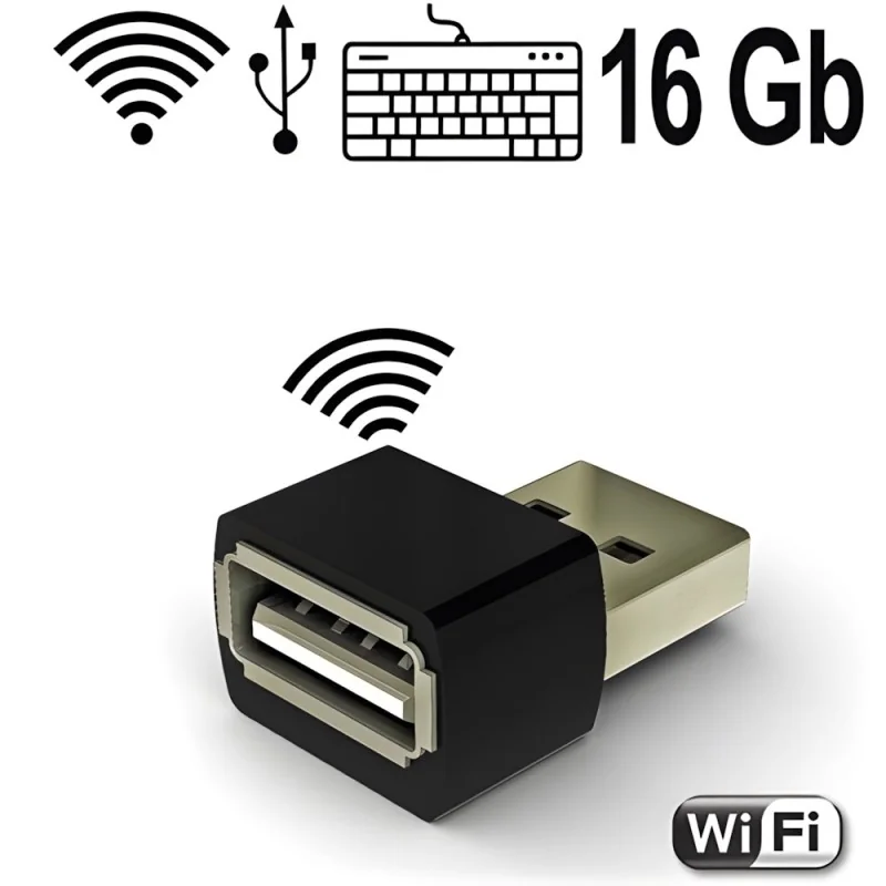 WiFi USB-Keylogger Mini, 16 GB