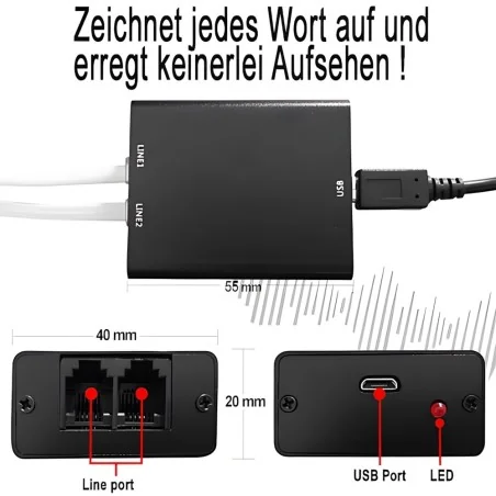 Mini Automatic-Telefonrecorder