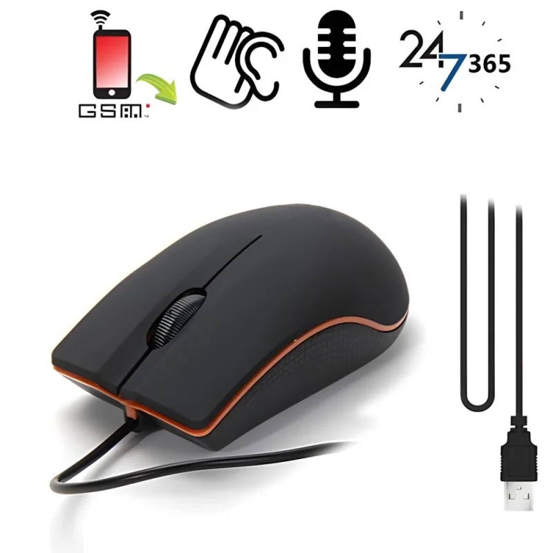 GSM-Abhörgerät in Computer-Maus