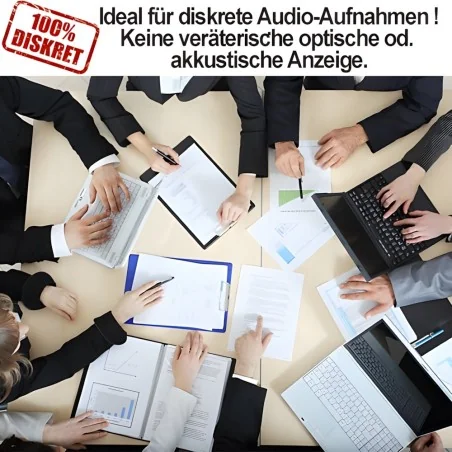 Glühbirne SPY-Recorder, Audiowanze (VAS)