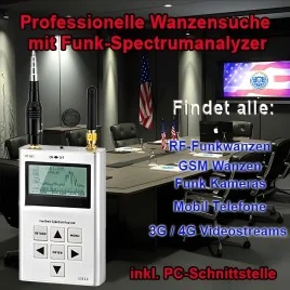 Profi-Aufspürgerät "HF-EXPLORER" - Abhörschutzgeräte - Bild 3