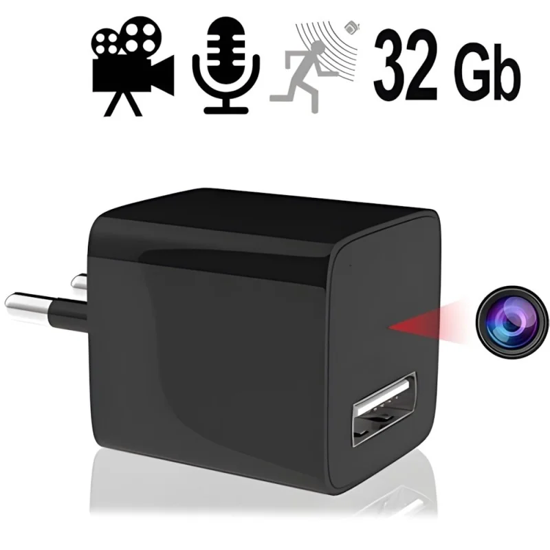 HD-SpyCam im Mini-USB-Netzteil