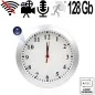 Full-HD Spy-Cam getarnt in Wanduhr-Kamera, 128 GB