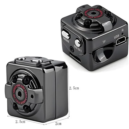 HD Mini-SpyCam mit IR-Nachtsicht