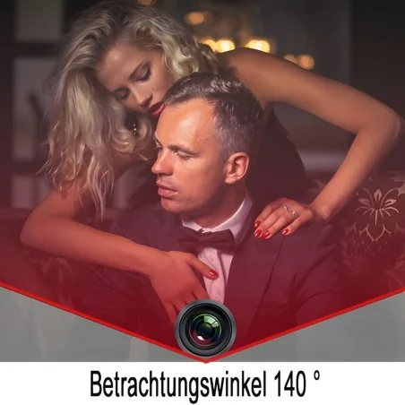 IP-LAN HD-Spycam getarnt im Wecker, 128Gb