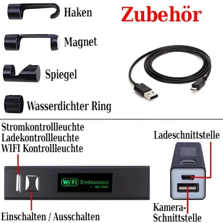 Endoskop WIFI-HD SpyCam