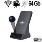 IP-LAN-HD-SpyCam in Handy-Ladestation
