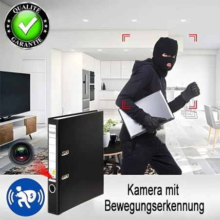 IP HD-SpyCam getarnt im Büro-Ordner