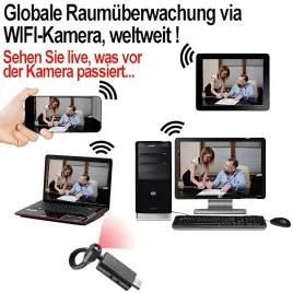 Flex-Cam Spionkamera mit USB und WiFi